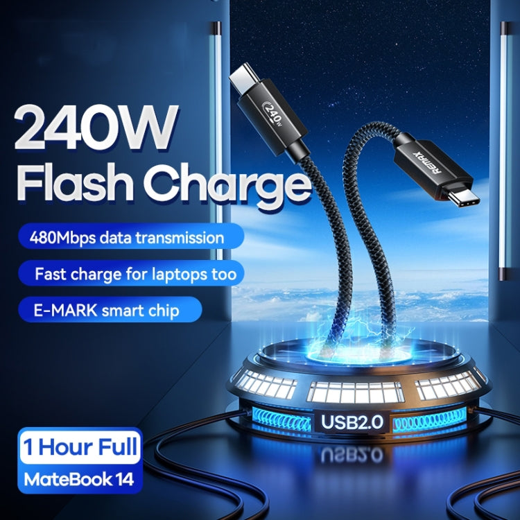 Cable de datos de carga rápida de 240 W, longitud: 1 m, USB2.0, USB4.0