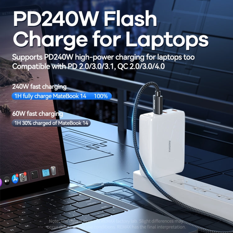 Cable de datos de carga rápida de 240 W, longitud: 1 m, USB2.0, USB4.0
