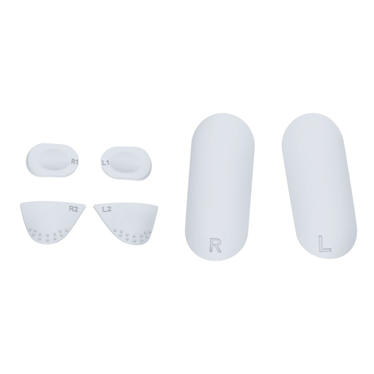Para PS5 VR2 DOBE Kit de almohadilla de silicona antideslizante Mango Protector de botón, TP5-2512