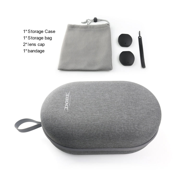 Para PS5 VR2 DOBE Bolsa de almacenamiento multifuncional portátil Protector de lente, DOBE