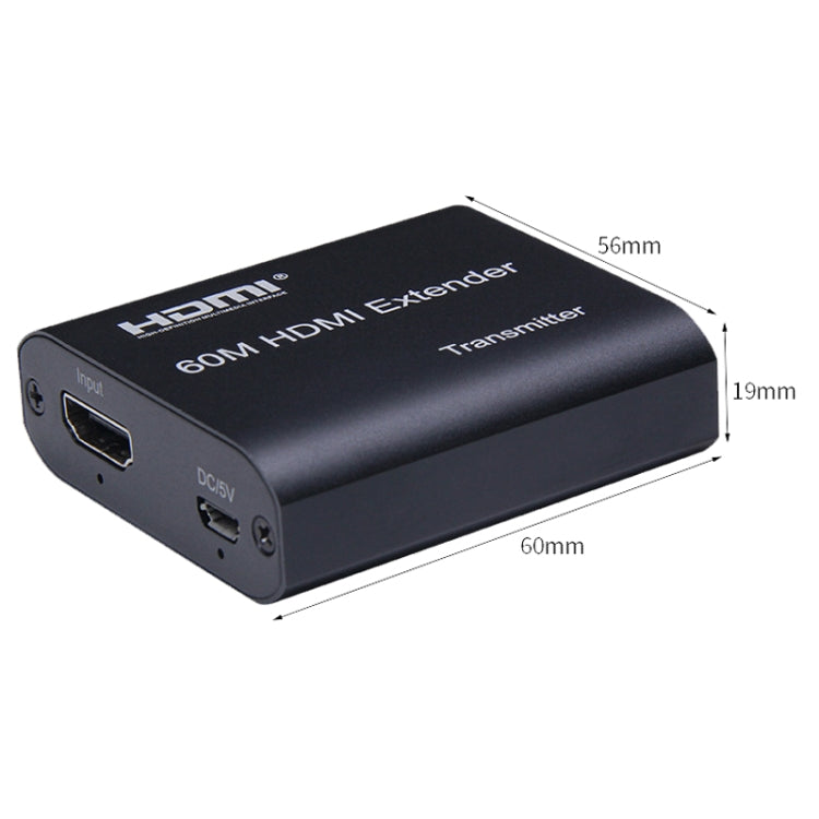 BW-HE60U Extensor HDMI 60m RJ45 a transmisión por cable de red HDMI, BW-HE60U