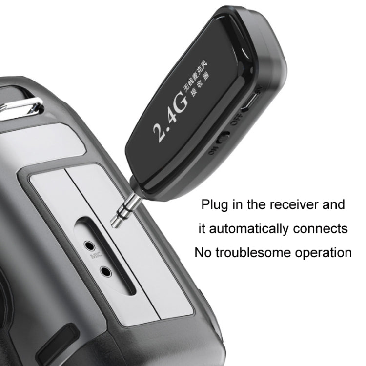 Micrófono en vivo con cancelación de ruido Lavalier inalámbrico Bluetooth 2.4G, XXD-G18L
