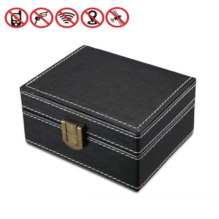 Caja de llaves de blindaje de señal de teléfono móvil RFID para automóvil, tamaño:, 11.5x9x6.2cm, 17x12.3x9.5cm