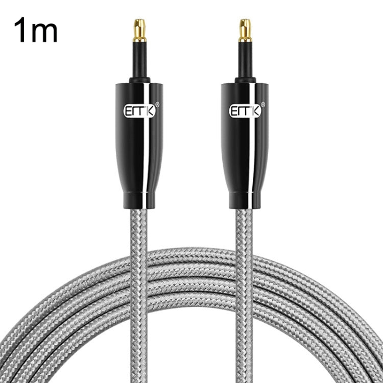 EMK QH4.0 Mini Toslink 3.5mm Interfaz SPDIF Audio Fibra Óptica, Longitud:, 1m, 1.5m, 2m, 3m, 5m, 8m, 10m, 15m