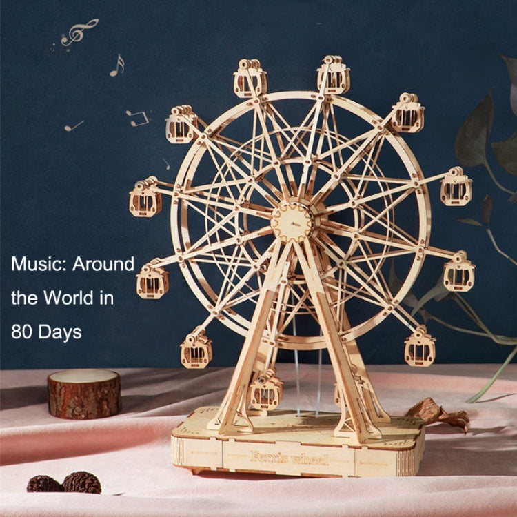 Tablero de rompecabezas tridimensional 3D Modelo de rompecabezas de madera para niños, Rolife TG301 Airplane, Rolife TG401 Ferris Wheel, Rolife TG403 Camera, Rolife TG404 Rotating Trojan, Rolife TG501 Eiffel Tower, Rolife TGN01 Eight Sound Box         ...
