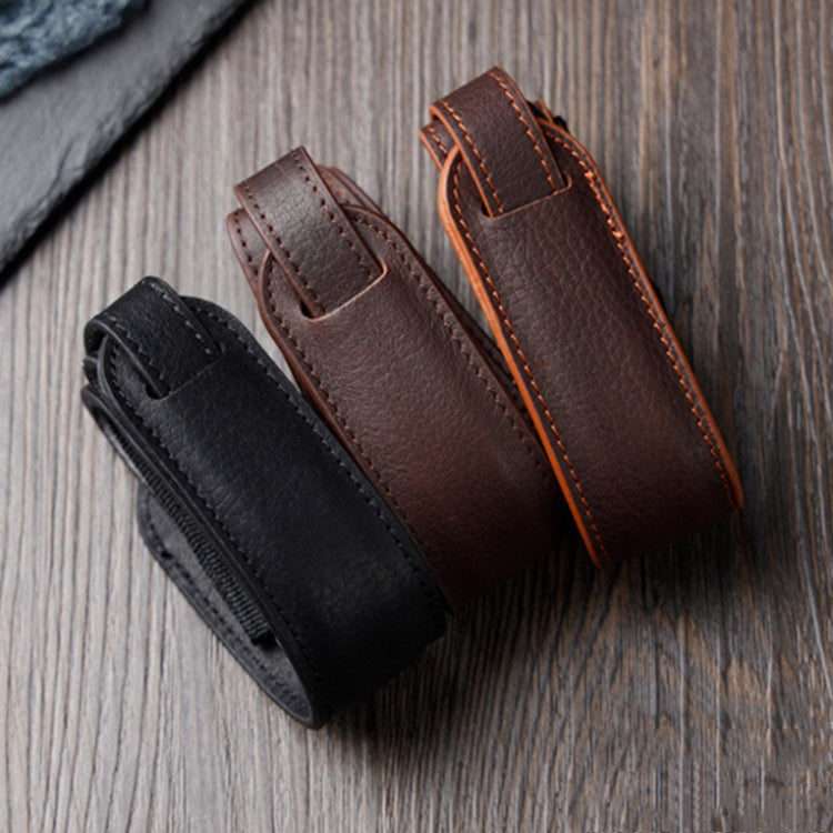 Fotografía al aire libre Cuero de vaca Cámara Hombro Colgando Cuello Correa de bobinado, Especificaciones:, Top-layer (Black), Top-layer (Deep Coffee), Top-layer (Coffee), Split Leather (Coffee), Split Leather (Black), Pure Leather (Black)             ...