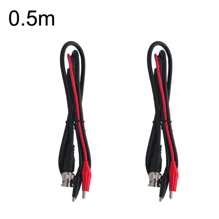 2 uds BNC a 2 x pinzas de cocodrilo Cable coaxial de doble cabezal Cable de vídeo, longitud:, BNC To 2 x Crocodile Clips 0.5m, BNC To 2 x Crocodile Clips 1m, BNC To 2 x Crocodile Clips 1.5m, BNC To 2 x Crocodile Clips 2m, BNC To 2 x Crocodile Clips 3m