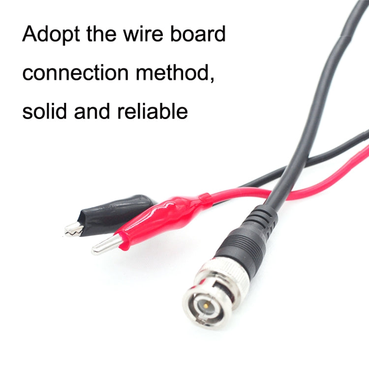 2 uds BNC a 2 x pinzas de cocodrilo Cable coaxial de doble cabezal Cable de vídeo, longitud:, BNC To 2 x Crocodile Clips 0.5m, BNC To 2 x Crocodile Clips 1m, BNC To 2 x Crocodile Clips 1.5m, BNC To 2 x Crocodile Clips 2m, BNC To 2 x Crocodile Clips 3m