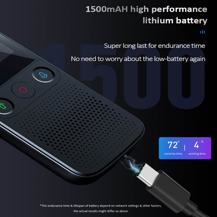 La máquina de traducción de la foto/de la grabación de la inteligencia artificial de T10Pro Wifi admite 138 idiomas, T10Pro White, T10Pro Black