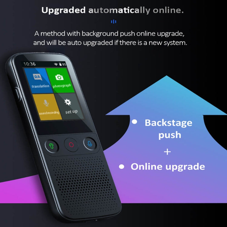 La máquina de traducción de la foto/de la grabación de la inteligencia artificial de T10Pro Wifi admite 138 idiomas, T10Pro White, T10Pro Black