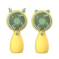 2 uds MLS6035 Mini USB de carga con ventilador pequeño con cordón, estilo de entrega aleatoria, MLS6035 Pink, MLS6035 Yellow, MLS6035 Green, MLS6035 White