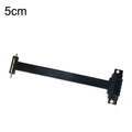 PCI-E 3.0 1X Tarjeta gráfica de 90 grados / Cable de extensión de tarjeta de red inalámbrica, Longitud del cable:, 5cm, 10cm, 15cm, 20cm, 25cm, 30cm, 40cm, 50cm