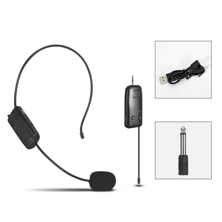 Auriculares inalámbricos UHF Micrófono Lavalier Amplificador de auriculares, One For One, One For Two