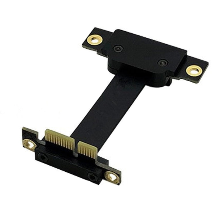 PCI-E 3,0 1X a 1X 90 grados tarjeta gráfica inversa/tarjeta de red inalámbrica/cable de extensión de tarjeta de conversión, 1X To 1X Length: 5cm