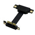 PCI-E 3,0 1X a 1X 90 grados tarjeta gráfica inversa/tarjeta de red inalámbrica/cable de extensión de tarjeta de conversión, 1X To 1X Length: 5cm