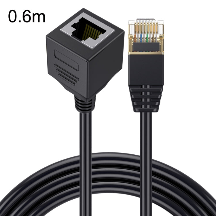 Cat 8 10G transmisión RJ45 macho a hembra cable de extensión de cable de red informática, Straight Head 0.3m, Straight Head 0.6m, Straight Head 1m, Straight Head 1.5m, Up Bend 0.5m, Down Bend 0.5m, Left Bend 0.5m, Right Bend 0.5m