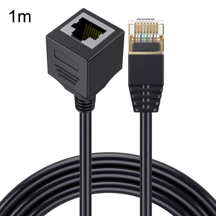 Cat 8 10G transmisión RJ45 macho a hembra cable de extensión de cable de red informática, Straight Head 0.3m, Straight Head 0.6m, Straight Head 1m, Straight Head 1.5m, Up Bend 0.5m, Down Bend 0.5m, Left Bend 0.5m, Right Bend 0.5m