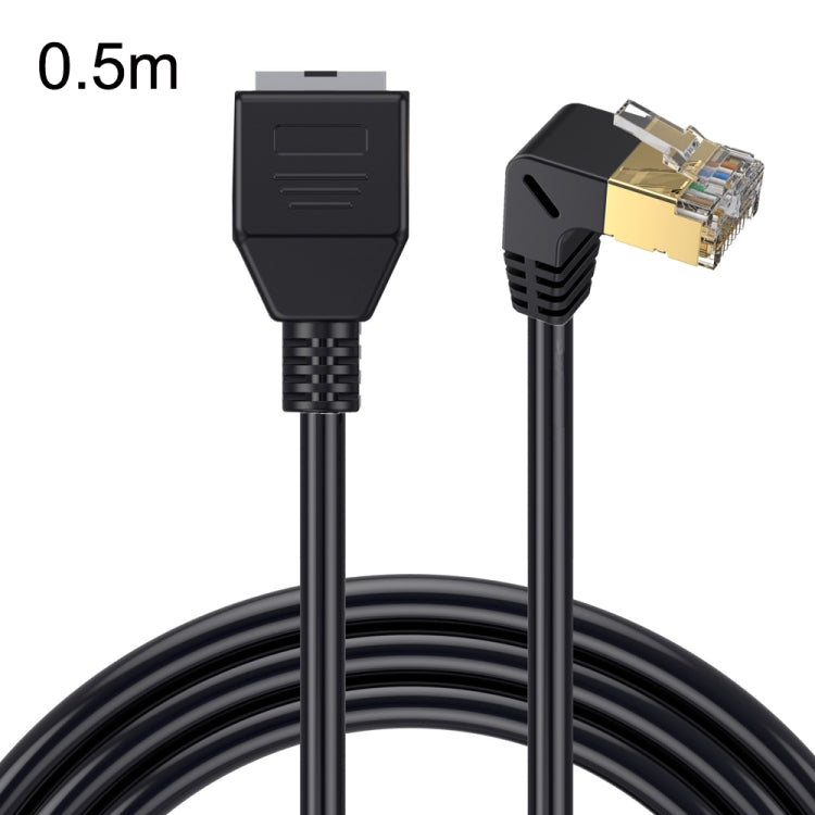 Cat 8 10G transmisión RJ45 macho a hembra cable de extensión de cable de red informática, Straight Head 0.3m, Straight Head 0.6m, Straight Head 1m, Straight Head 1.5m, Up Bend 0.5m, Down Bend 0.5m, Left Bend 0.5m, Right Bend 0.5m