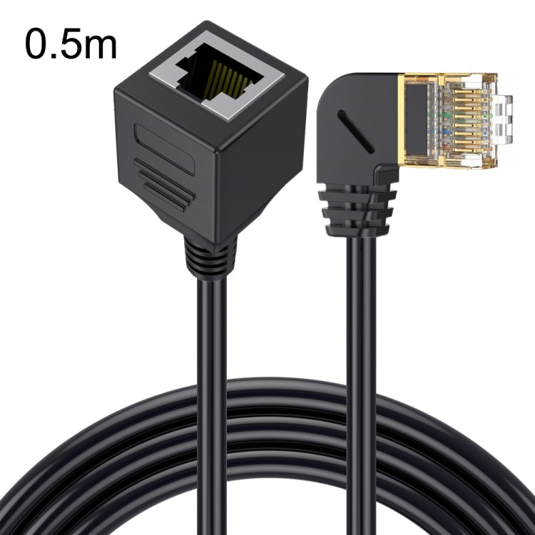 Cat 8 10G transmisión RJ45 macho a hembra cable de extensión de cable de red informática, Straight Head 0.3m, Straight Head 0.6m, Straight Head 1m, Straight Head 1.5m, Up Bend 0.5m, Down Bend 0.5m, Left Bend 0.5m, Right Bend 0.5m