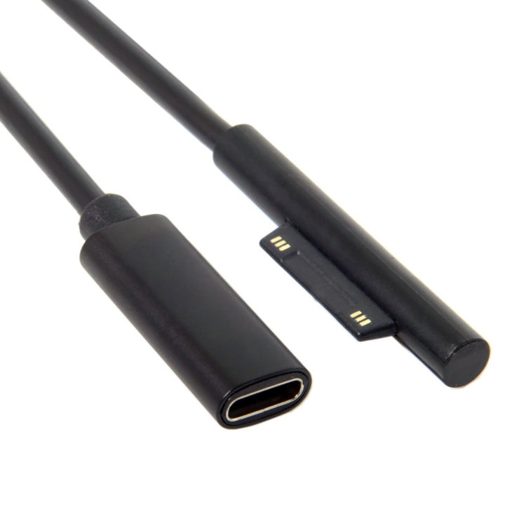 Cable de carga de alimentación de tableta de sembradora rotativa madre tipo C/USB-C para Microsoft Surface Pro 5/6, for Microsoft Surface Pro 5 / 6