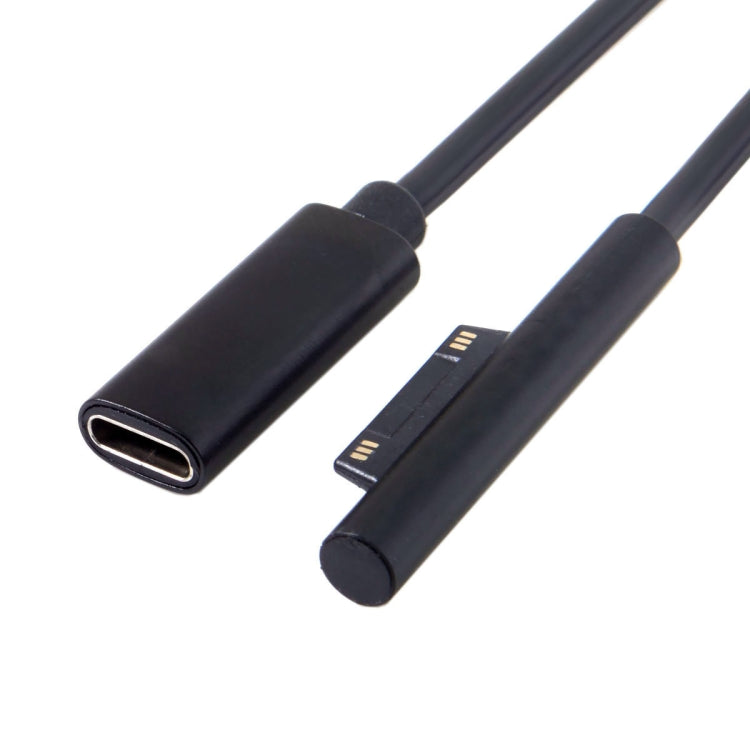 Cable de carga de alimentación de tableta de sembradora rotativa madre tipo C/USB-C para Microsoft Surface Pro 5/6, for Microsoft Surface Pro 5 / 6
