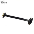 PCI-E 3.0 1X Tarjeta gráfica de 180 grados Adaptador de tarjeta de red inalámbrica Cable de extensión de bloque, longitud:, 10cm, 15cm, 20cm, 25cm, 30cm, 40cm, 50cm