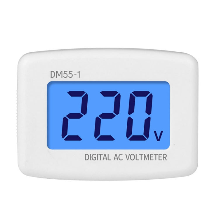 DM55-1 AC 110V- 220V LCD Digital Voltímetro Probador de voltaje Detector Medidor, DM55-1 US Plug, DM55-1 EU Plug