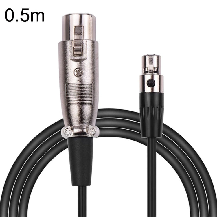 Cable de equilibrio Xlrmini Caron hembra a mini hembra para tarjeta de sonido de 48 V, cable de audio para micrófono, longitud:, 0.5m, 1m, 1.5m, 2m, 3m, 5m, 10m