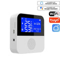 Sensor de temperatura y humedad WIFI Tuya con pantalla LCD de 2,9 pulgadas, especificaciones:, Only Sensor, With Sensing Line