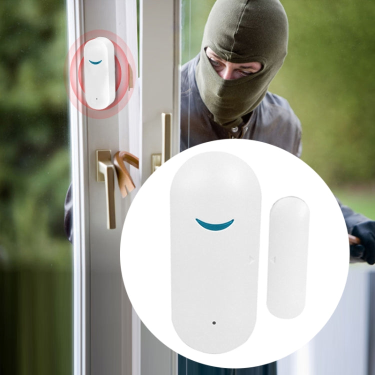 Sensor magnético de puerta WiFi Tuya, puertas de enlace inteligentes remotas, interruptor de Windows, alarma de recordatorio de aplicación antialarma, Tuya Door Magnetic Sensor