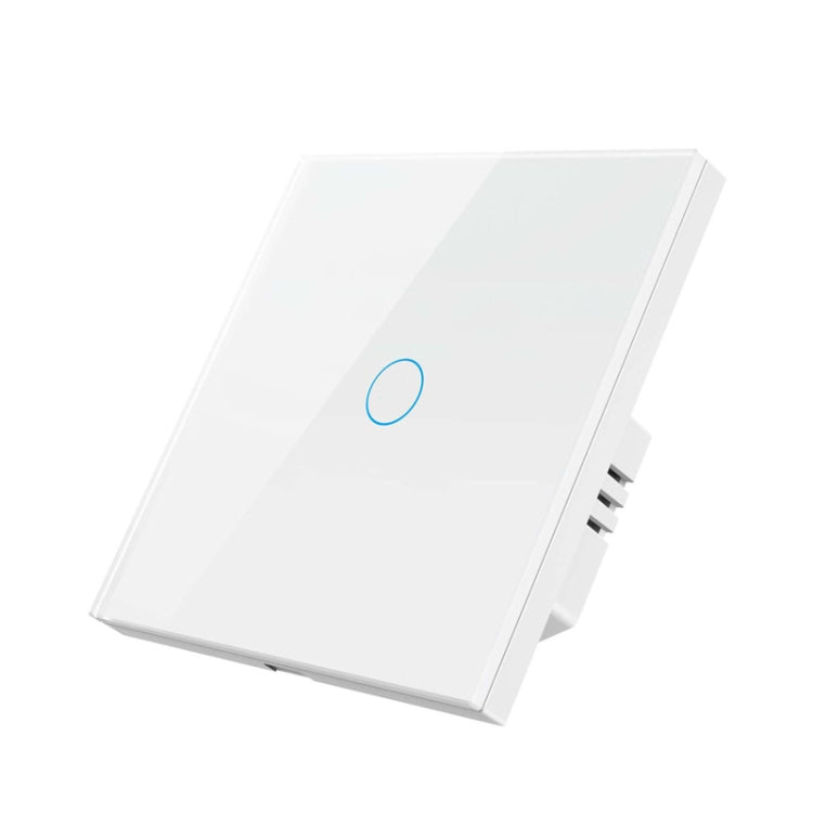 Tuya ZigBee Zero Firewire Touch Interruptor de control remoto de pared Control de luz Interruptor de voz Enchufe de la UE, estilo:, 1 Gang (White), 2 Gang (White), 3 Gang (White), 1 Gang (Black), 2 Gang (Black), 3 Gang (Black)