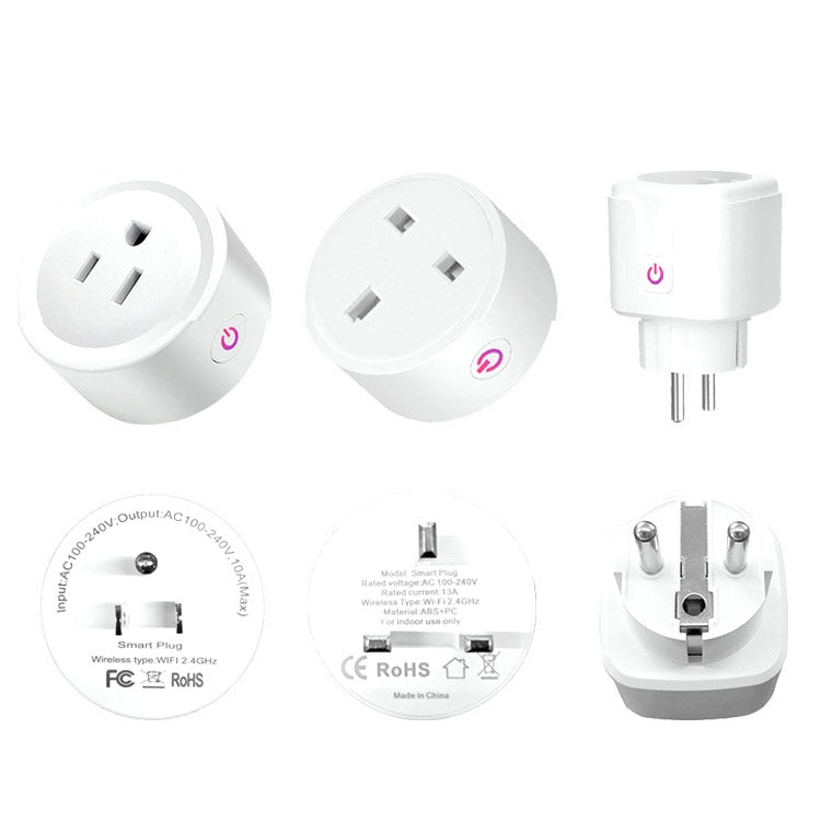 Tuya Smart App Wifi Smart Socket Teléfono Temporización remota Interruptor de voz Compatible con Alexa, EU Plug, Style: 16A Power Model, EU Plug, Style: 20A Power Model, UK Plug, Style: 16A Power Model, UK Plug, Style: 20A Power Model                  ...