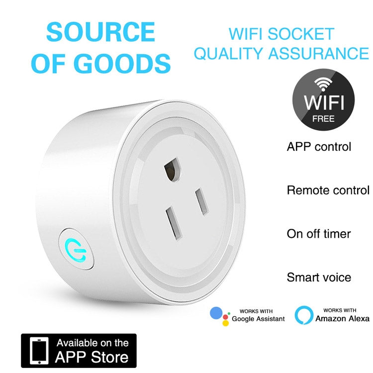 Tuya Smart App Wifi Smart Socket Teléfono Temporización remota Interruptor de voz Compatible con Alexa, EU Plug, Style: 16A Power Model, EU Plug, Style: 20A Power Model, UK Plug, Style: 16A Power Model, UK Plug, Style: 20A Power Model                  ...