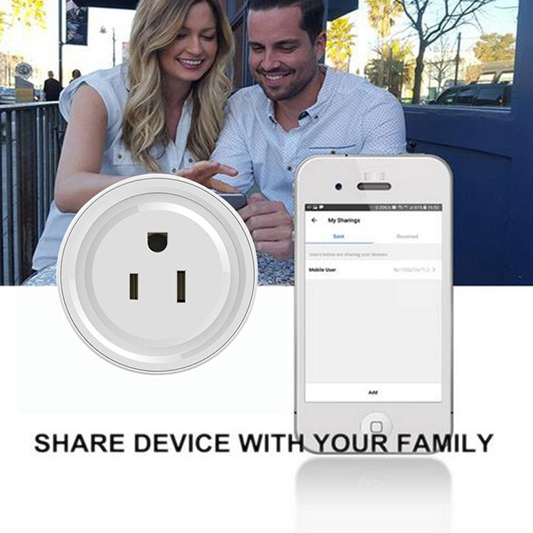 Tuya Smart App Wifi Smart Socket Teléfono Temporización remota Interruptor de voz Compatible con Alexa, EU Plug, Style: 16A Power Model, EU Plug, Style: 20A Power Model, UK Plug, Style: 16A Power Model, UK Plug, Style: 20A Power Model                  ...