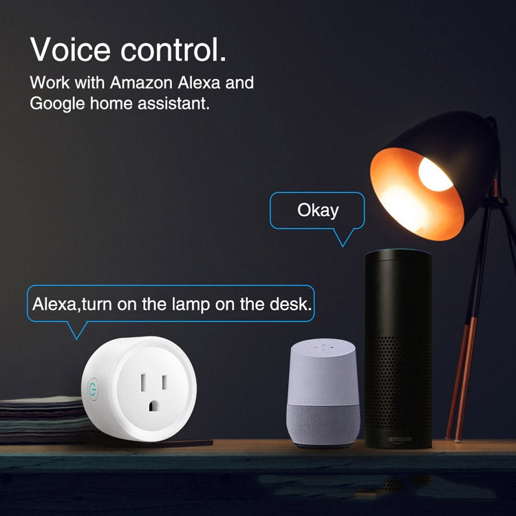 Tuya Smart App Wifi Smart Socket Teléfono Temporización remota Interruptor de voz Compatible con Alexa, EU Plug, Style: 16A Power Model, EU Plug, Style: 20A Power Model, UK Plug, Style: 16A Power Model, UK Plug, Style: 20A Power Model                  ...
