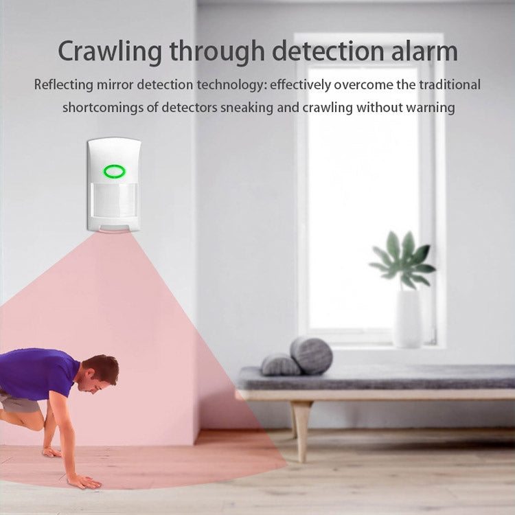 Tuya Smart App WiFi Alarma infrarroja Smart Home Cuerpo humano Detector infrarrojo PIR, Infrared Detector PIR