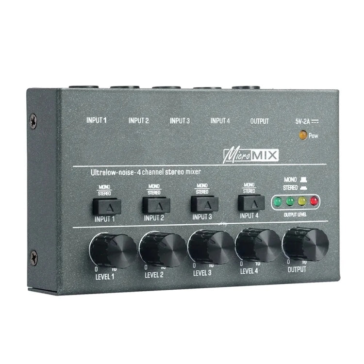 Con conmutación estéreo de un solo canal Mini señal Híbrido Pequeño audio, 4 Way mixer, 6 Way Mixer, 8 Way Mixer