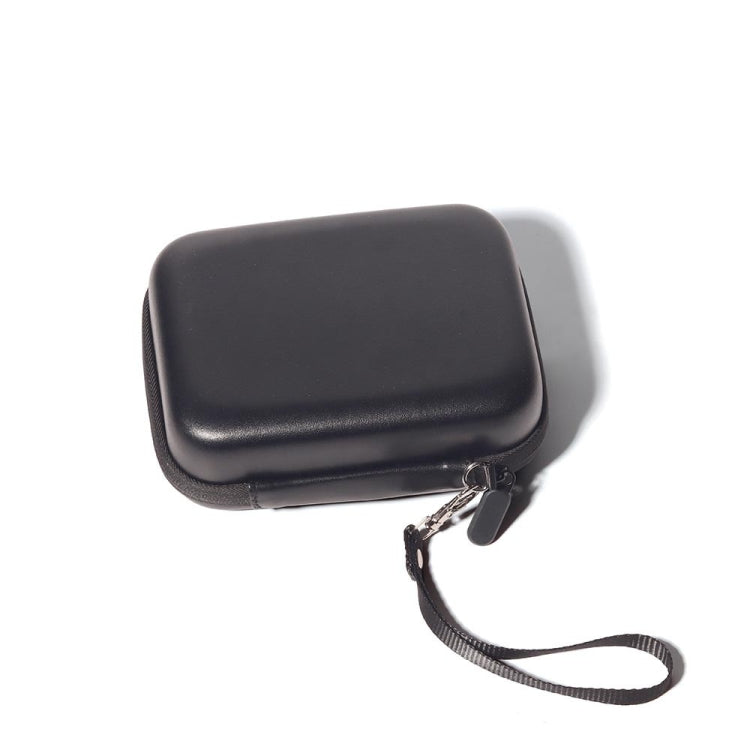 Para FUJIFILM Instax Mini EVO Link LiPlay Bolso de cámara de cuero PU con correa para la muñeca, Black, Pink, Phantom Purple, Phantom Silver