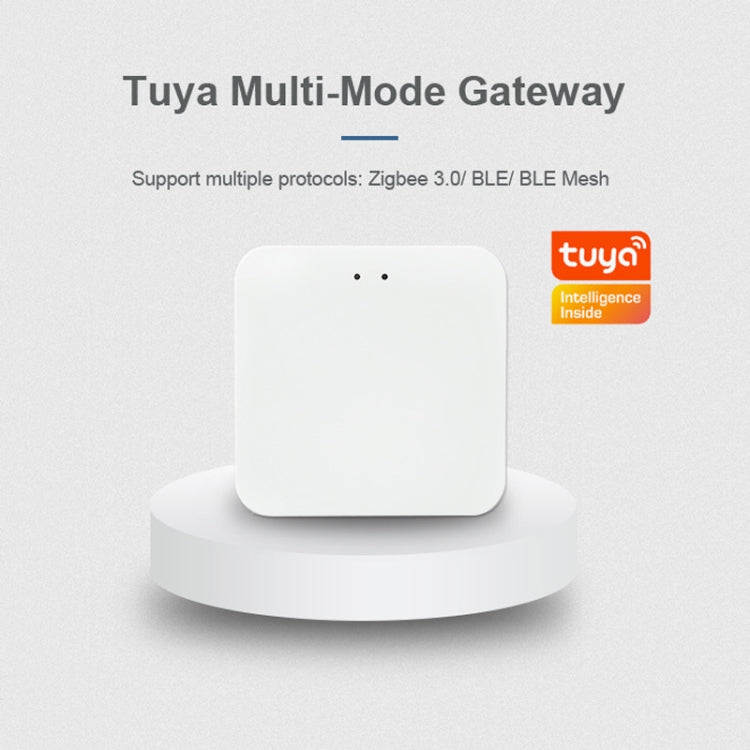 Tuya Gateway inalámbrico inteligente Bluetooth Mesh + Zigbee Control remoto de red multimodo Dispositivo inteligente de casa completa, Wireless Gateway