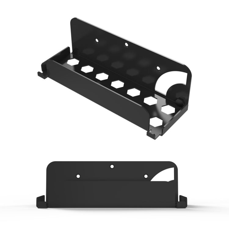 Para la consola de juegos Switch OLED JYS Soporte para colgar en la pared, Iron White, Iron Black