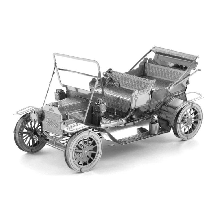 Juguete tridimensional del rompecabezas de DIY del modelo de la asamblea del coche del metal tridimensional 3D, 1908 T-shaped Cars, 1965 Mustang, Kart, BZS G500, Cable Car, Taxi, Fire Truck, Bullet Train, Nissans Coupe, D51 Train Head, KMK F450, MSL 3....