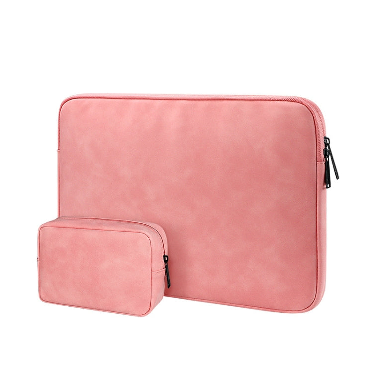 Bolsa de manga resistente al desgaste, impermeable, ligera, para portátil, de piel de cordero ND12, 13.3 inches, 14.1-15.4 inches