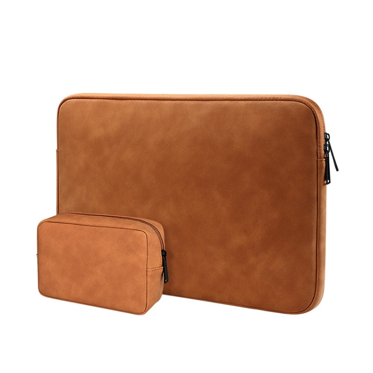 Bolsa de manga resistente al desgaste, impermeable, ligera, para portátil, de piel de cordero ND12, 13.3 inches, 14.1-15.4 inches
