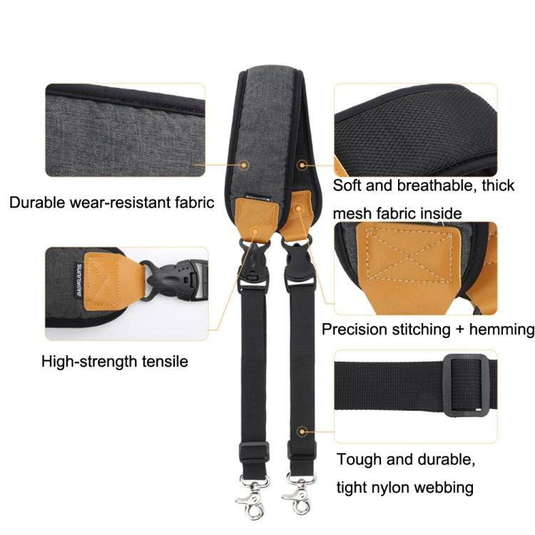 Para DJI RS3 Mini Sunnylife RO-GS560 cordón cardán de mano doble hebilla cómoda correa de hombro Accesorios, For DJI RS3 Mini