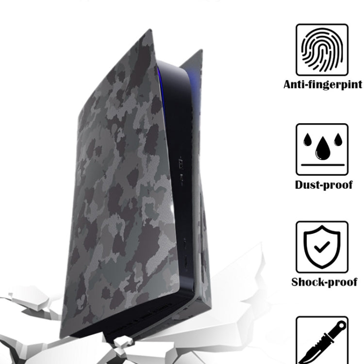Para PS5 CD-ROM Versión Consola de juegos Camuflaje Shell Cubierta protectora, Camouflage
