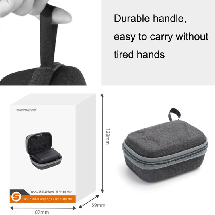 Para DJI MIC Sunnylife B557 micrófono inalámbrico caja protectora portátil bolsa de almacenamiento, For DJI MIC