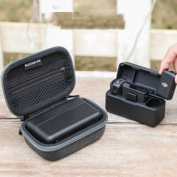 Para DJI MIC Sunnylife B557 micrófono inalámbrico caja protectora portátil bolsa de almacenamiento, For DJI MIC