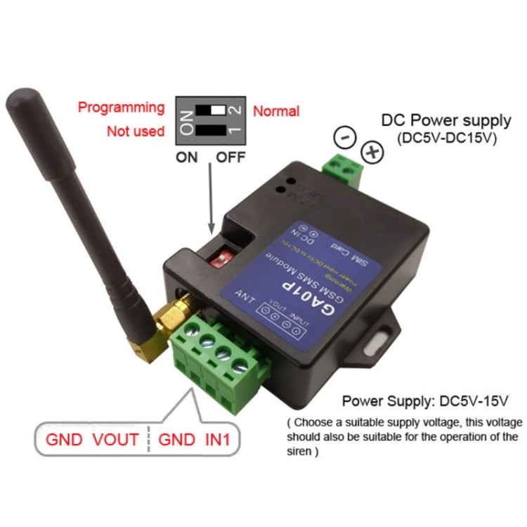 Mini apagado inteligente de la versión 2G/alarma del teléfono SMS del corte de energía