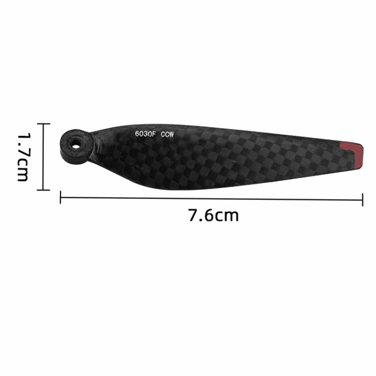 Para DJI MINI 3 hélice de fibra de carbono 6030F pala de hélice de paleta, For DJI MINI 3