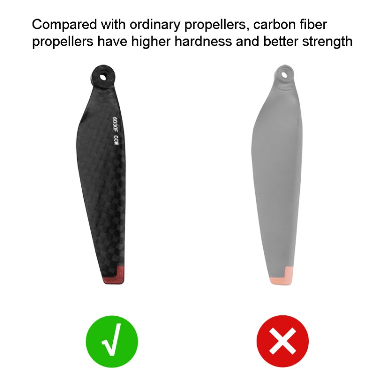 Para DJI MINI 3 hélice de fibra de carbono 6030F pala de hélice de paleta, For DJI MINI 3